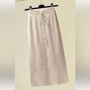 Women’s Pink Lily Ribbed Skirt